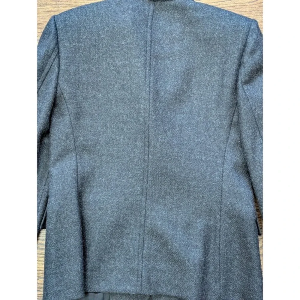KORS Michael Kors Bergdorf Goodman Gray Wool Blazer Sz 8 Made‎ In Italy Luxury